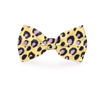 Cheetah Print Yellow Dog Bow Tie