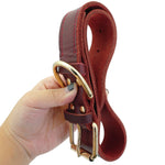 Genuine Leather Dog Collars For Small Medium Large Dogs