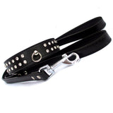 Diamante Collar And Leash Set - Black