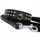 Diamante Collar And Leash Set - Black