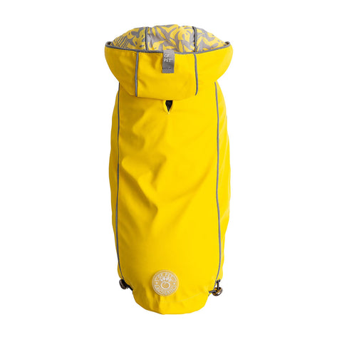 Reversible Elasto-Fit Dog Raincoat - Yellow