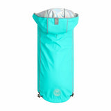 Reversible Dog Raincoat - Neon Aqua