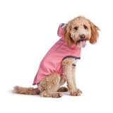 Reversible Elasto-Fit Dog Raincoat - Pink