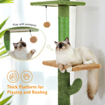 Cactus Cat Tree Floor To Ceiling For Indoor Cat 5-level