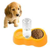 Dog Double Bowls with Automatic Water