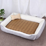 Dog Bone Pattern Big Soft Warm Kennel Pet Bed