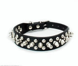 Spiked Studded Leather Dog Collar