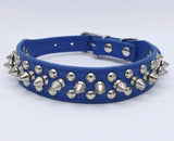 Spiked Studded Leather Dog Collar