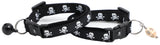 Skulls And Crossbones Black Cat Collar