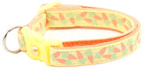 Pastel Carrots On Yellow Cat Collar