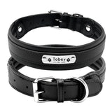 Large Genuine Leather Dog Collar