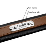 Large Genuine Leather Dog Collar