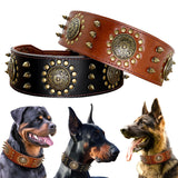 Leather Large Dog Collar