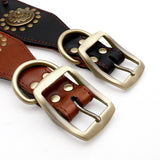 Leather Large Dog Collar