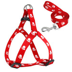 Nylon Dog Harness and Leash Set Adjustable