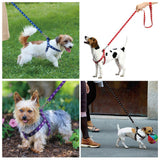 Nylon Dog Harness and Leash Set Adjustable