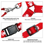 Nylon Dog Harness and Leash Set Adjustable