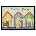 PB Paws & Co. Pet Collection Tapestry Pet Mats, Dog Houses