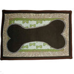 Tapestry Pet Mat Sketch Leaf/Pesto