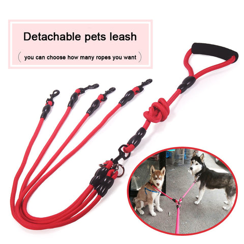 Double Dual Two Heads Dogs Leash 2 Way