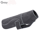 S 5XL Winter Fleece Dog Coat Reflective