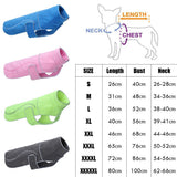 S 5XL Winter Fleece Dog Coat Reflective