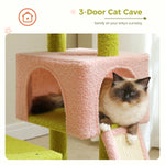 Flower Cat Tree Multi-Level Cat Tower with Sisal Covered Scratching