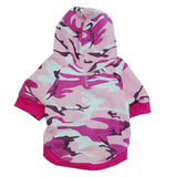 Camouflage Cotton  Dog Hoodie