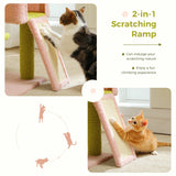 Flower Cat Tree Multi-Level Cat Tower with Sisal Covered Scratching