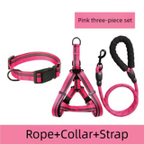 Nylon Harness Collar Leash Three-Piece Set