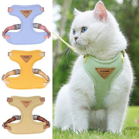 Cozy Soft Cat Harness and Leash for Walking