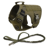 K9 Tactical Military Dog Harness And Leash Set.