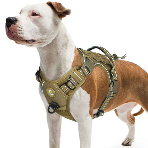 No Pull Tactical Adjustable Dog Harness,