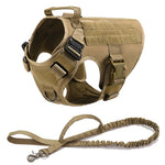 K9 Tactical Military Dog Harness And Leash Set.
