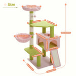 Flower Cat Tree Multi-Level Cat Tower with Sisal Covered Scratching