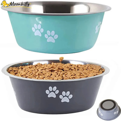 Non-slip Dog Bowls For Small Medium Large Dogs