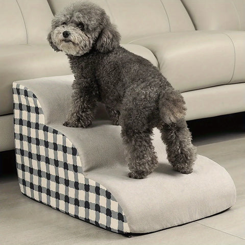 Pet 2/3 Steps High Density Foam Dog Secure Stairs