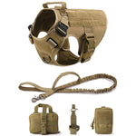 K9 Tactical Military Dog Harness And Leash Set.