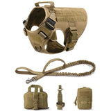 K9 Tactical Military Dog Harness And Leash Set.