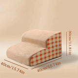 Pet 2/3 Steps High Density Foam Dog Secure Stairs