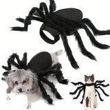 Halloween Dog And  Cat Cosplay Funny Spider Costume