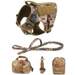 K9 Tactical Military Dog Harness And Leash Set.