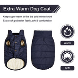 Winter Outdoor Warm Dog Jacket with Fleece