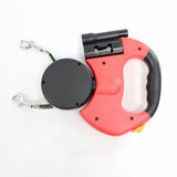 2-in-1 Retractable Dog Harness for Dual Dogs – Reflective Leash