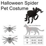 Halloween Dog And  Cat Cosplay Funny Spider Costume