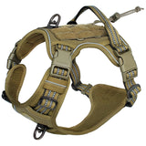 No Pull Tactical Adjustable Dog Harness,