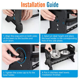 Anti-Slip Elevated Dog Bowl