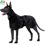 ATUBAN Waterproof Dog Raincoat Cold Weather Reflective