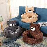 Giant Plush Bear Pet Bed