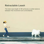 Moestar UFO Retractable Dog Leash Anti-Slip Handle
